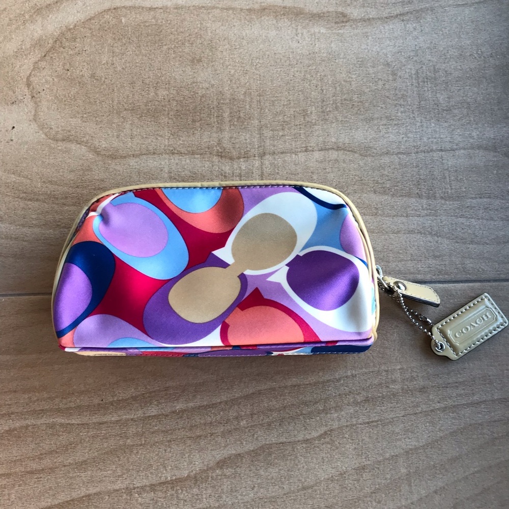 Coach Cosmetic Bag in Scarf Print